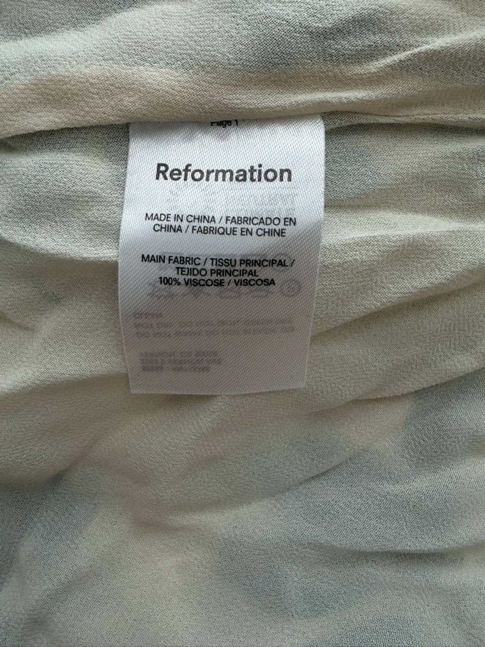 Reformation Chandelier Floral Midi Dress Size Large - Picture 5 of 5